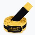 Centura BJJ pentru copii MANTO Tag galben cu bară neagră MNA867_YEL/BLK_M0 3