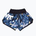 Pantaloni scurți de antrenament MANTO Muay Thai Block albastru MNS503_MUL_2S 2