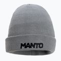 Căciulă de iarnă MANTO Logotype 21, gri, MNC465_MEL_9UN 2