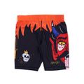 Pantaloni scurți de antrenament pentru bărbați MANTO Diablo negru-portocaliu MNS545_BLK 3