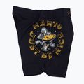 MANTO Just Be Nice Pantaloni scurți de antrenament negru MNS004_BLK/YEL_2S 2