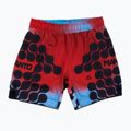 MANTO Pantaloni scurți organici de antrenament roșu MNS006_RED_2S