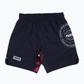 Pantaloni scurți pentru bărbați Manto Fragments negru/roșu MNR868