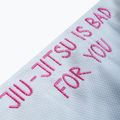 GI pentru jiu-jitsu brazilian pentru bărbați MANTO Balaclava alb MNG982_WHT/PIN 5