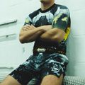 Pantaloni scurți de antrenament pentru bărbați MANTO Disobey albastru marin MNR879_BLK 7