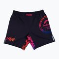 Pantaloni scurți de antrenament pentru bărbați MANTO Leopard black print MNS553