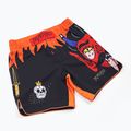 Pantaloni scurți de antrenament pentru bărbați MANTO Diablo negru-portocaliu MNS507_BLK 2
