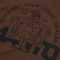 MANTO Dealer T-shirt maro 4