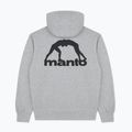 Bluză pentru bărbați MANTO Peaceful Violence Hoody gri 5