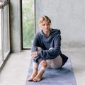 Covoraș de yoga JOYINME Flow albastru marin 800301 6