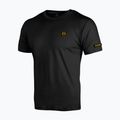 Tricou pentru bărbați Octagon Small Logo black/gold