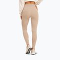 Colanți de antrenament pentru femei Octagon Legion Ribber beige 3