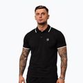 Tricou polo pentru bărbați Octagon Legion Tipped Small Logo 3D Polo black