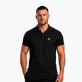 Tricou polo pentru bărbați Octagon Legion Small Logo 3D Polo black/white