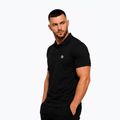 Tricou polo pentru bărbați Octagon Legion Small Logo 3D Polo black 3