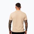 Tricou polo pentru bărbați Octagon Legion Small Logo 3D Polo beige 2