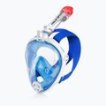 Mască facială completă de snorkeling AQUA-SPEED Spectra 2.0 albastru/albă