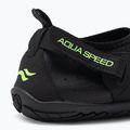Încălțăminte de apă AQUA-SPEED Agama negru-verde 638 7