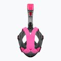 Mască facială completă de snorkeling AQUA-SPEED Spectra 2.0 neagră/roz 3