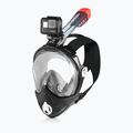 Mască facială completă de snorkeling AQUA-SPEED Brizo + suport pentru cameră neagră 5