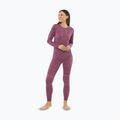 Set de lenjerie termoactivă pentru femei Viking Lan Pro claret/light pink 4