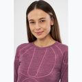 Bluză termică damă Viking Lan Pro claret/light pink 4