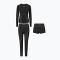 Set de lenjerie termoactivă pentru femei Viking Eiger 2.0 black/purple