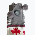 Papuci încălziți cu șosete Glovii GQ4 alb/roșu/gri 6