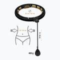 Hula hoop cu greutate și contor  HMS HHM13 black/gold 2
