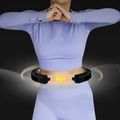 Hula hoop cu greutate și contor  HMS HHM13 black/gold 13