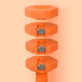 Gantere reglabile HMS HL03 2 x 2,5 kg orange 6