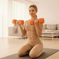 Gantere reglabile HMS HL03 2 x 2,5 kg orange 10