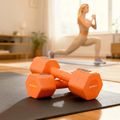 Gantere reglabile HMS HL03 2 x 2,5 kg orange 11
