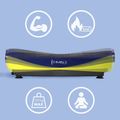 Platformă cu vibrații HMS SVP11 dark blue/lime 4