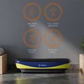 Platformă cu vibrații HMS SVP11 dark blue/lime 6