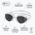 Ochelari de înot BuddySwim Ozean white / smoke 2