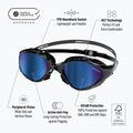 Ochelari de înot BuddySwim OzeanX Mirror black / blue 4