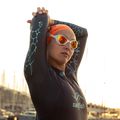 Ochelari de înot BuddySwim OzeanX Mirror white / orange 3
