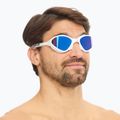 Ochelari de înot BuddySwim OzeanX Mirror white / blue 7