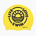 Cască de înot  BuddySwim LLS2 Silicone yellow