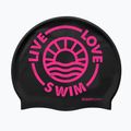 Cască de înot  BuddySwim LLS2 Silicone black / pink