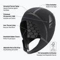 Căciulă din neopren BuddySwim Ultra Warmth 3.5 mm black 3