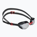 Ochelari de înot ZONE3 Volare Streamline Racing black/red/silver polarizați cu oglindă Revo