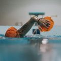 Labe de înot BuddySwim Power Paddle orange 7