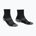 Șosete pentru bărbați Bridgedale Hike Lightweight Performance ¾ Crew black/silver