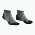Șosete de trekking pentru femei Bridgedale Hike Ultralight Merino Performance Low mid grey/surf