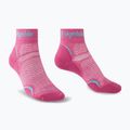 Șosete de trekking pentru femei Bridgedale Hike Ultralight Performance Ankle pink
