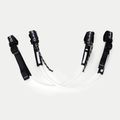 Dakine Liniile de trapez ajustabile albe și negre D4160400 2
