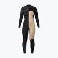 Costum de înot pentru femei Xcel Comp 3/2 mm Full black/black palm/monstera print 4