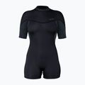 Costum de înot pentru femei Xcel Axis Back Zip Spring 2 mm black/palm/monstera print